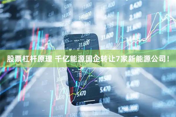 股票杠杆原理 千亿能源国企转让7家新能源公司！
